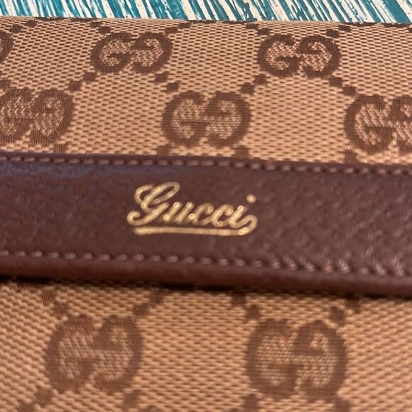 GUCCI GG Authentic Supreme Canvas GG Monogram Unisex Wallet - Picture 13 of 14